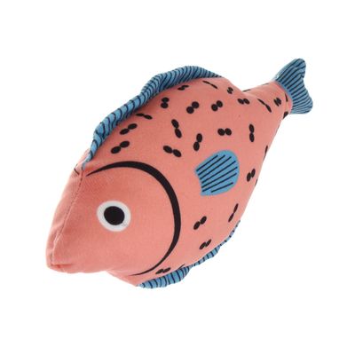 Игрушка для кошек тм VETTA, рыба разноцветная, 21-23см 