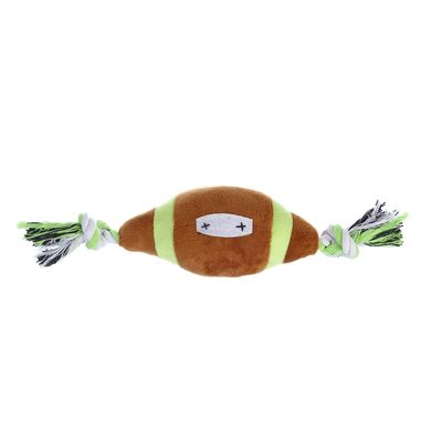 Игрушка для собак тм VETTA с пищалкой, мяч регби, п/э, 35*10см 