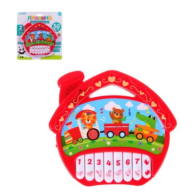 Игрушка интерактивная Пианино Сказочные песенки ИГРОЛЕНД  20,3x21,4x2,8см