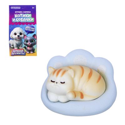 Игрушка - сюрприз Котики и собачки ИГРОЛЕНД 4,5х4,5х8см, 3 дизайна