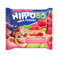 Пирожное бисквитное «Hippo Bo&Friends» с малиновой начинкой - Мир Продуктов №4
