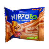 Пирожное бисквитное «Hippo Bo&Friends» с вареной сгущенкой