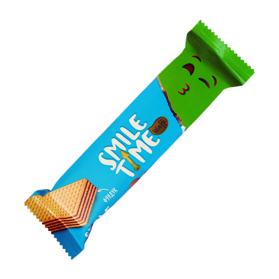 Вафельный батончик «Smile time» фундук