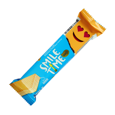 Вафельный батончик «Smile time» вкус ванили