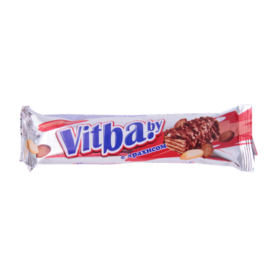 Вафельный батончик «Vitba.by» с арахисом