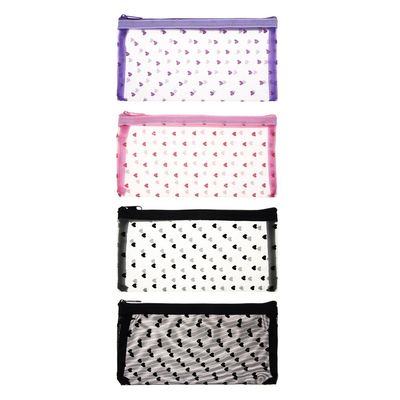 Косметичка из сетки тм ЮL, 20х10см, 4 цвета