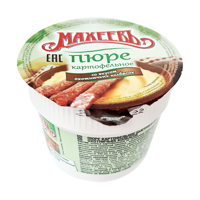 Пюре картофельное «Махеевъ» со вкусом охотничьих колбасок