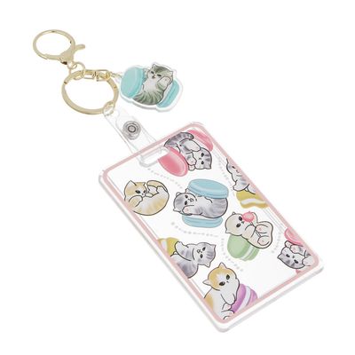 Чехол брелок для пропуска «ЮL» Lovely Kitten с шармом, 10,5х6,5см, 4 дизайна