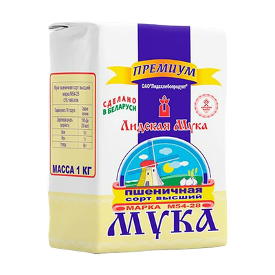 Мука пшеничная «Лидская» в/с М54-28