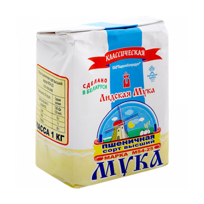 Мука пшеничная «Лидская» в/с М54-25