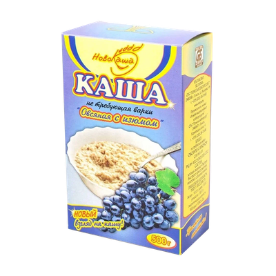 Каша «Овсяная с изюмом» не требующая варки