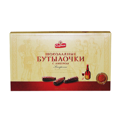 Конфеты «Шоколадные бутылочки» с ликером