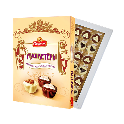 Конфеты шоколадные «Мушкетеры»