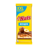 Шоколад молочный «Nuts» с фундуком и начинкой