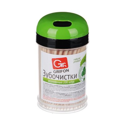 Зубочистки «GRIFON» 200шт