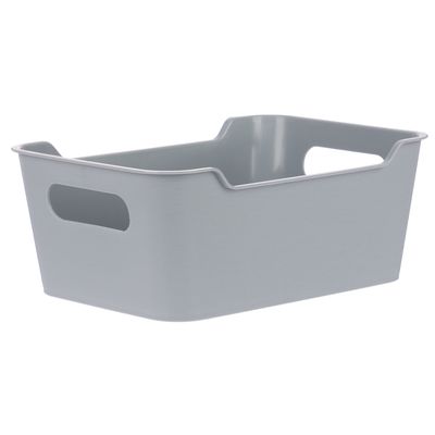 Корзинка универсальная "Mango" 2,4л. 230х160х90мм (серый) 