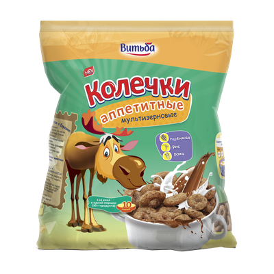 Сухой завтрак «Витьба» колечки аппетитные мультизерновые