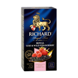 Чай черный «Richard» Royal Goji&Wild Strawberry 25 пакетиков