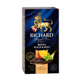 Чай черный «Richard» Royal Peach&Mint 25 пакетиков