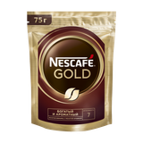 Кофе «Nescafe» Gold растворимый с добавлением молотого