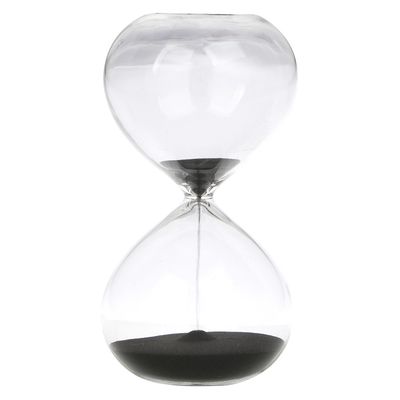 Часы песочные 7,5х14,5 см, 15 минут, 2 цвета песка