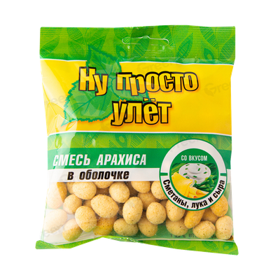 Смесь арахиса в оболочке «Ну просто улёт» вкус сметаны-лука-сыра