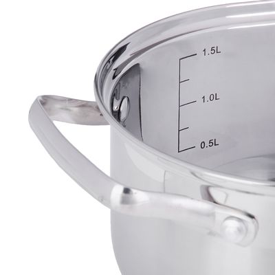 Кастрюля «VETTA» Берн со стеклянной  крышкой, 1,9л