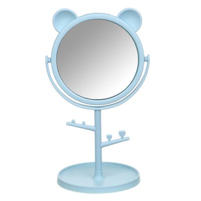 Зеркало настольное «ЮНИLOOK» с подставкой,  h20 см, d10,5см, 3 цвета
