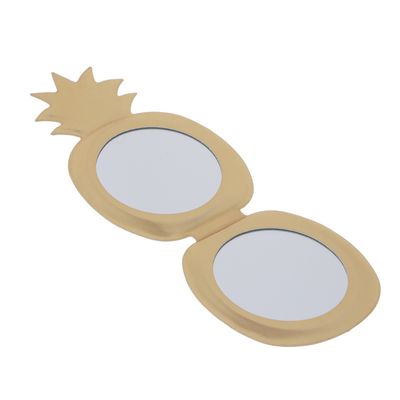 Зеркало карманное«ЮНИLOOK» 6,4х5,8см, 4 цвета