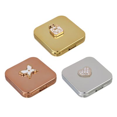  Зеркало карманное складное «ЮНИLOOK Мирикл», 6,3x6,3см, 3 цвета