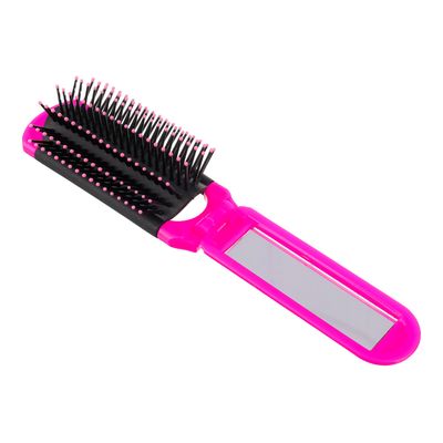Расческа«ЮНИLOOK» складная с зеркалом, дорожная 4х19,5см, К-03