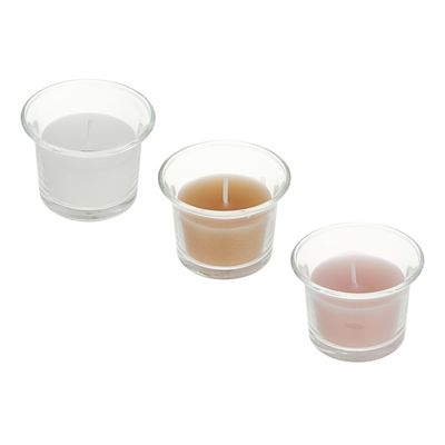 Свеча LADECOR  в стеклянном подсвечнике, 6,2x4,5 см