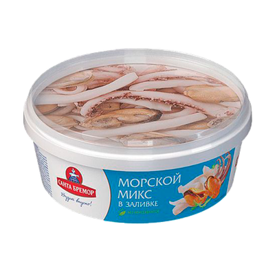 Коктейль из морепродуктов «Санта Бремор» морской микс в заливке