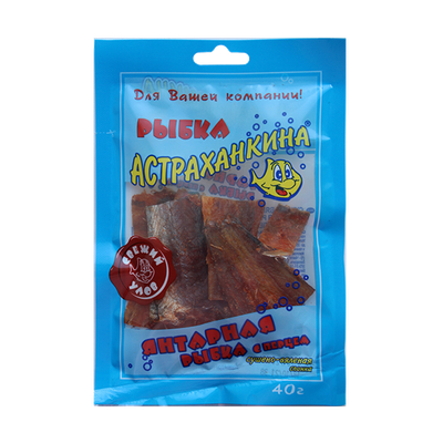 Минтай «Янтарная рыбка с перцем» (спинка) сушено-вяленый