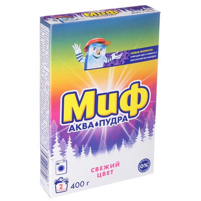 Стиральный порошок «МИФ» Автомат 3в1 Свежий цвет к/у 400г
