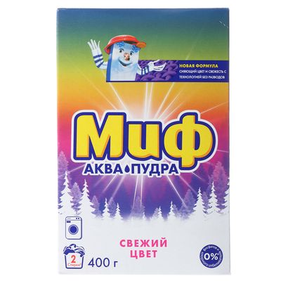 Стиральный порошок «МИФ» Автомат 3в1 Свежий цвет к/у 400г