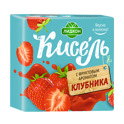 Кисель «Лидкон» с ароматом клубники