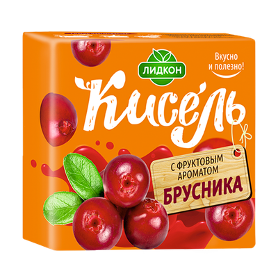 Кисель «Лидкон» с ароматом брусники