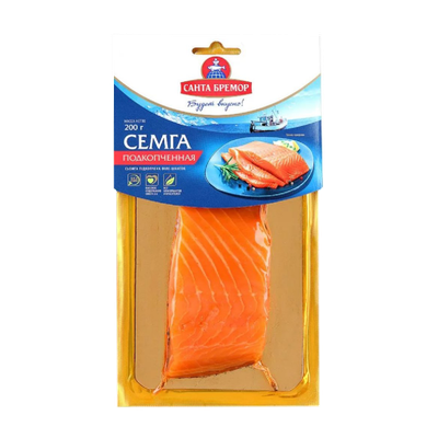 Семга подкопченная «Санта Бремор» филе-кусок