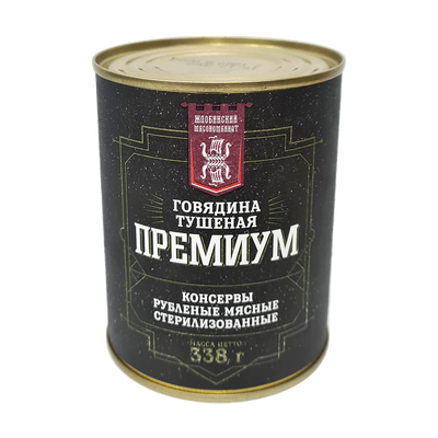 Консервы рубленные «Говядина тушеная Премиум»