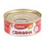Консервы мясные «ОМКК» свинина с 6 месяцев