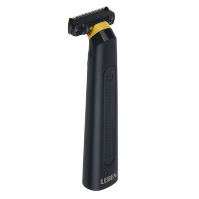 LEBEN Триммер для бороды и усов, 3 насадки: 1/3/5мм, Li-ion 3,7в/150 мАч, USB 