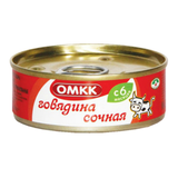 Консервы мясные «ОМКК» говядина сочная с 6 месяцев