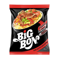 Лапша быстрого приготовления «Big Bon» говядина+ соус - Мир Продуктов №4