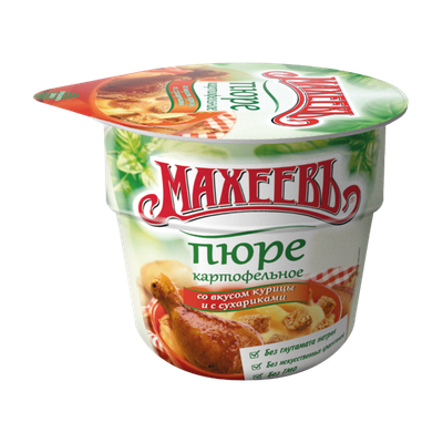 Пюре картофельное «Махеевъ» курица-сухарики