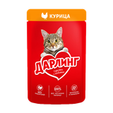 Корм для взрослых кошек «Дарлинг» курица