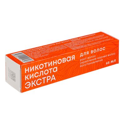 Никотиновая кислота для волос,65мл 