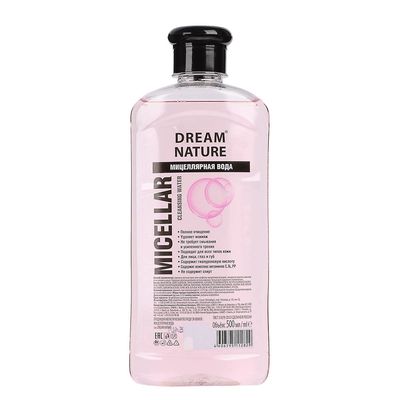 Мицеллярная вода Dream Nature для всех типов кожи, 500мл 