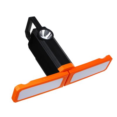 Фонарь-светильник «ЕРМАК» 1 LED+42 SMD LED, 6 режимов, солнечная батарея, 1800мАч, 90х200х50 мм