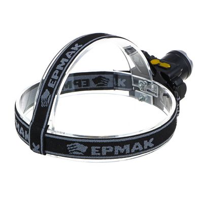Фонарик налобный «ЕРМАК» XPE, 5 Вт, 73х35х64 см, 4 режима, 1500мАч, USВ кабель